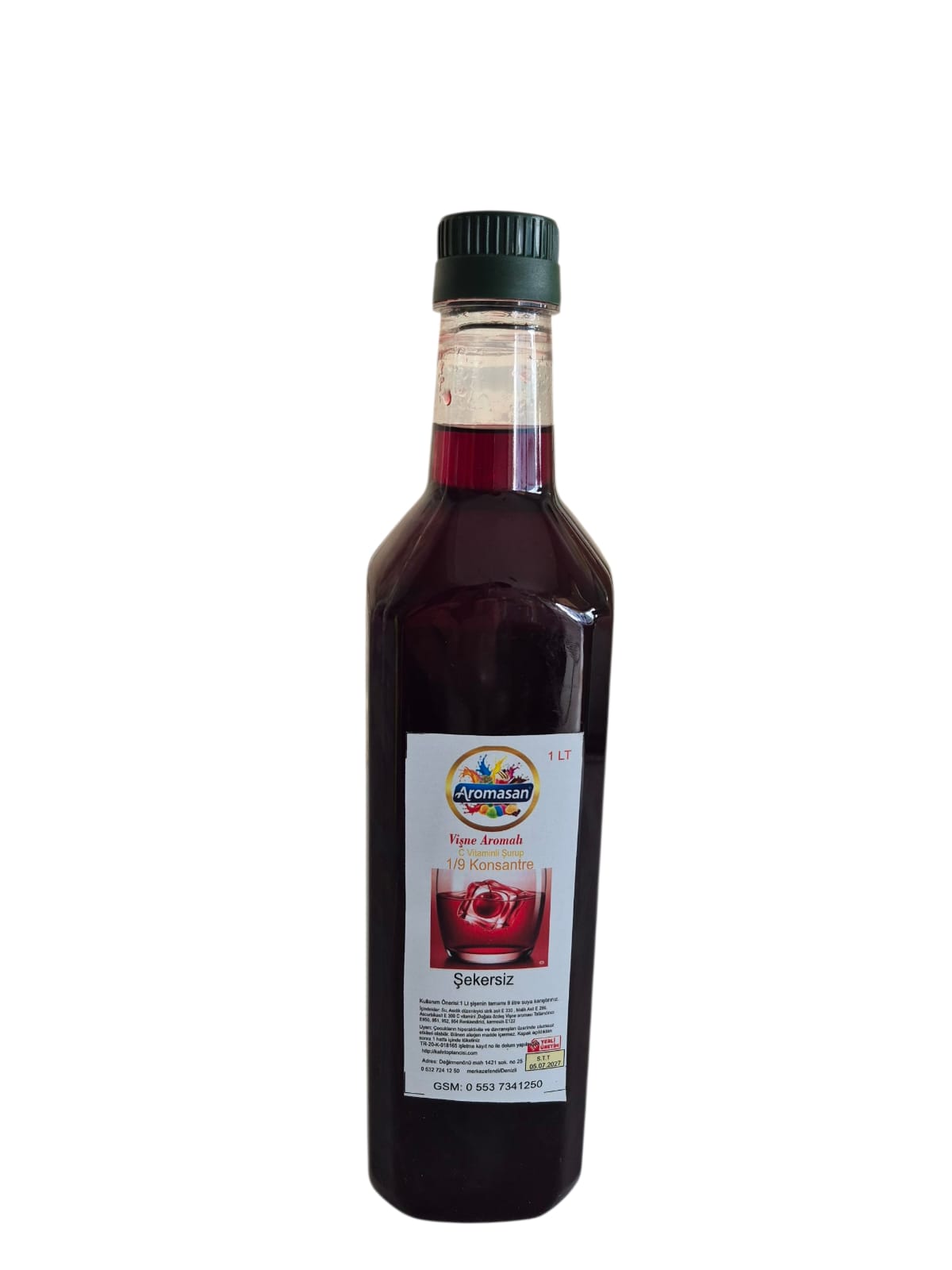 Vişne Aromalı İçecek Konsatre 1 e 9 1 lt