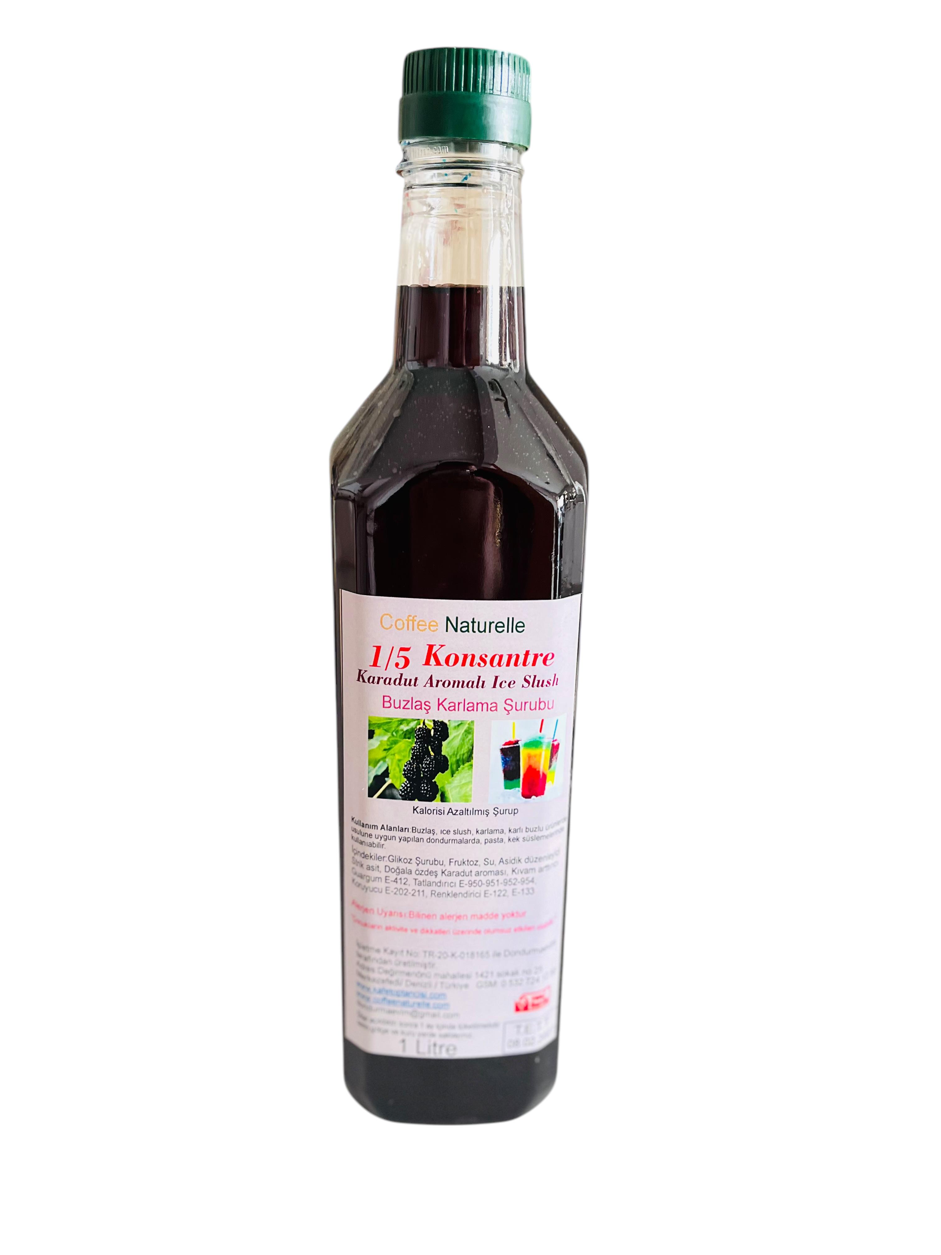 Karadut Buzlaş 1e 5 konsatre şurup 1 lt