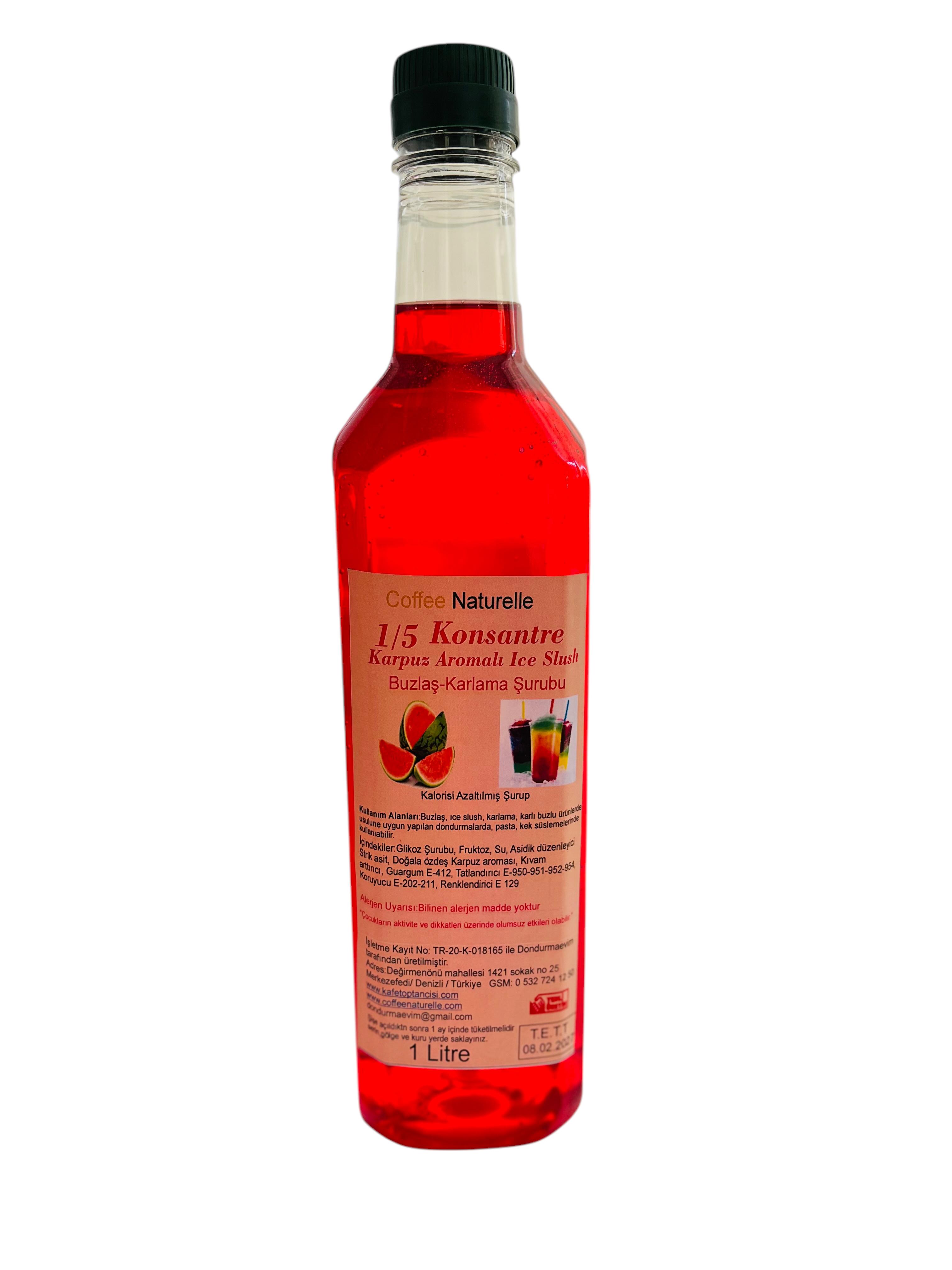 Karpuz Aromalı 1 e 5 Şurup Buzlaş 1 lt