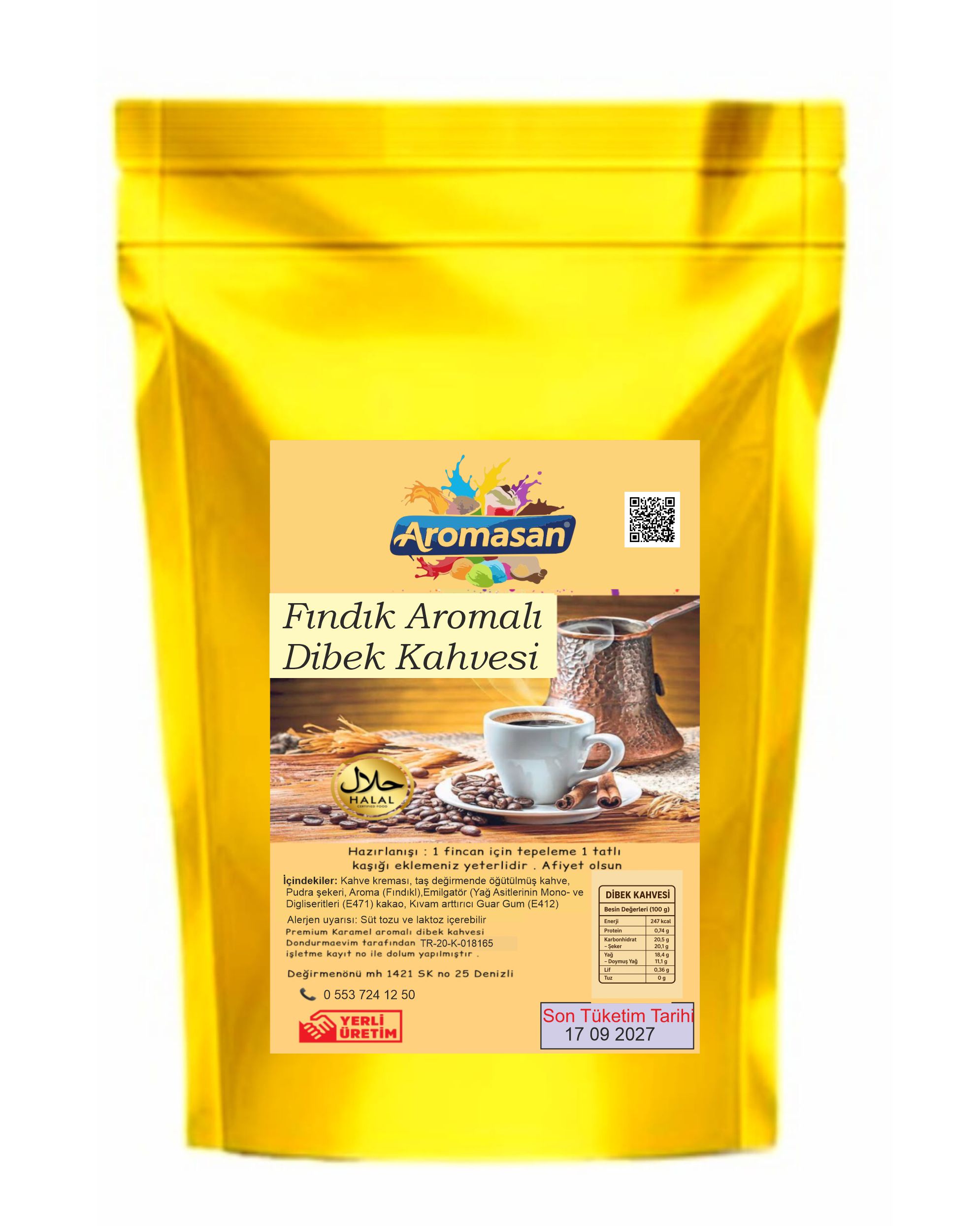 Fındık Aromalı dibek Kahvesi 1 kg