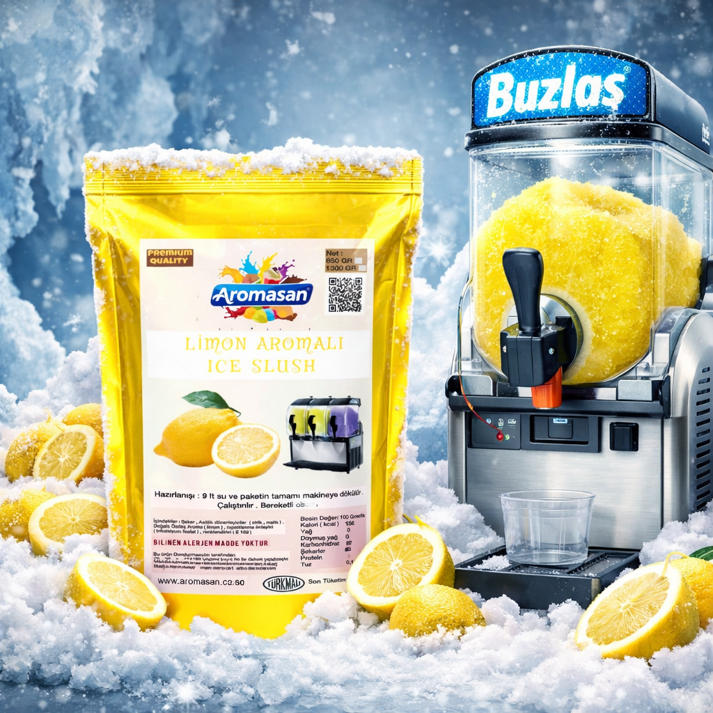 Limon Aromalı Buzlaş 1 e 5 Şurup 1 lt