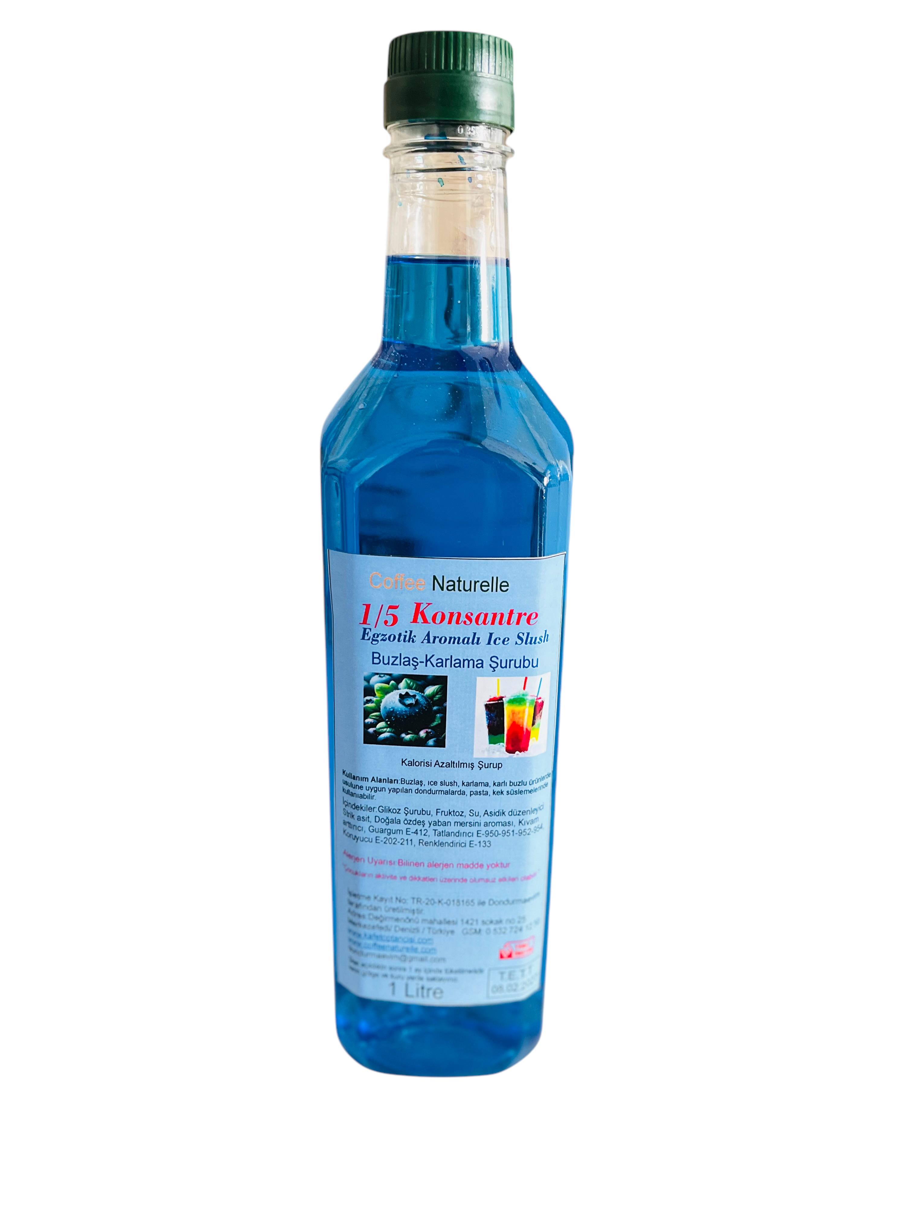 Egzotik Buzlaş-slush Şurup 1e5 konsatre 1 lt ürün görseli