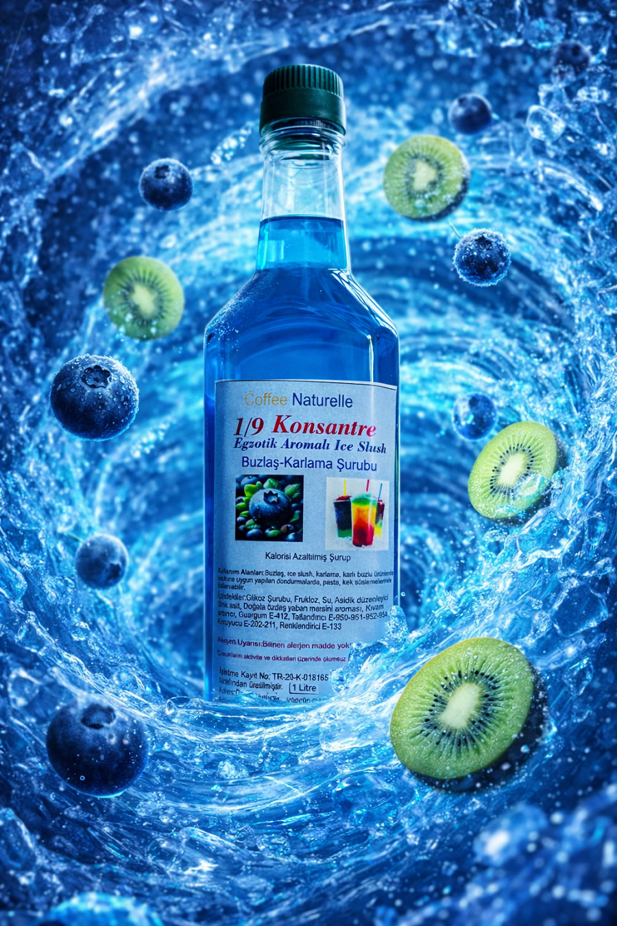 Egzotik Aromalı Buzlaş Şurubu 1 Litre – 1’e 5 Konsantre ürün görseli