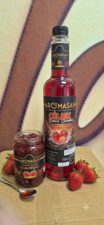 Çilek Aromalı Şurup 750 ml ürün görseli