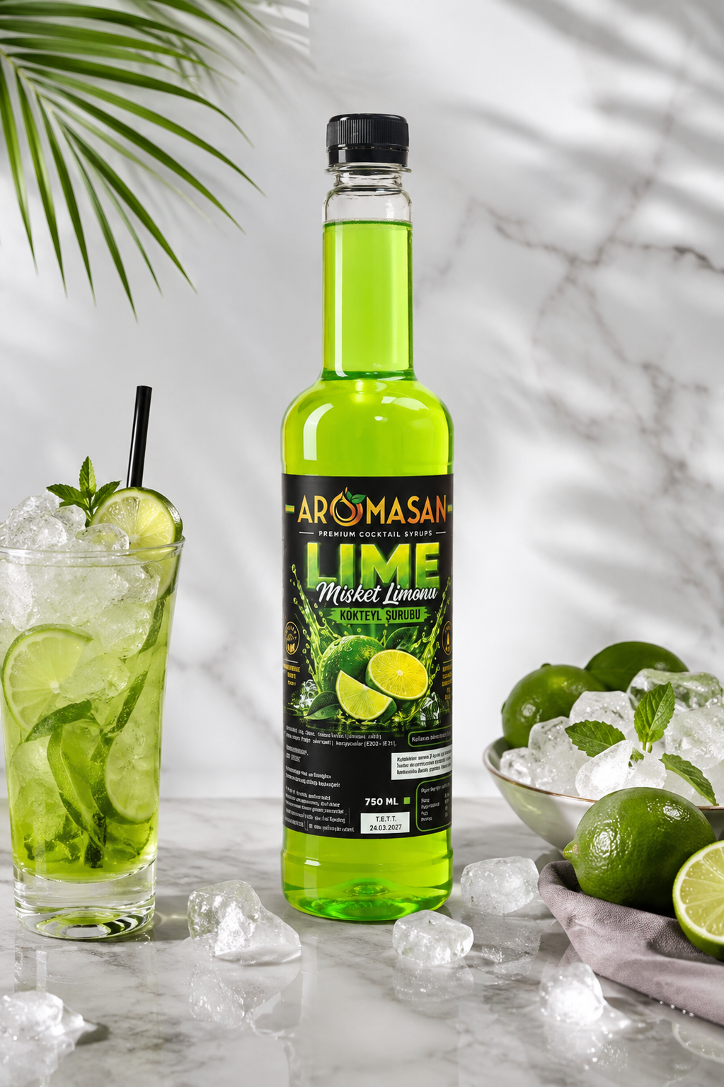 Lime Aromalı Misket Şurup 750 ml ürün görseli
