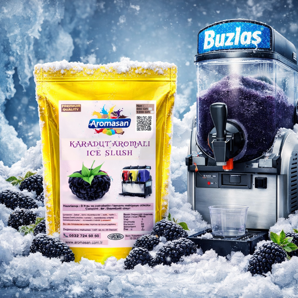 Karadut Aromalı Buzlaş Tozu 1250 Gr